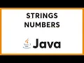 Java Tutorial For Beginners - 3 Java Strings Numbers Java in Telugu Java Course Java Full Course