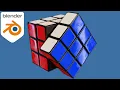 Realistic Rubik s Cube Creation and Animation Blender Tutorial