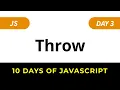 HackerRank 10 Days of JavaScript Solutions Throw Day 3