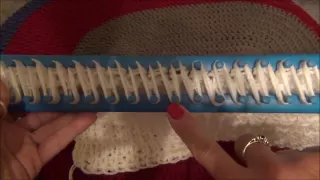 How to Knit the Fashion Stitch on a Knifty Knitter Long Loom
