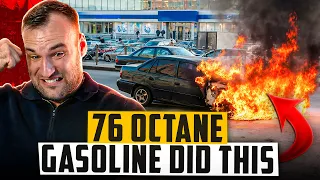 MY CAR IS GONE 76 Octane Low-Grade Gasoline DESTROYES CARS in Russia