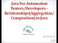 Java For Automation Relationships in Java