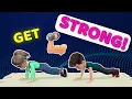 GET STRONG ARMS LEGS SHOULDER KIDS EXERCISE