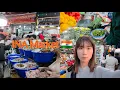 Lagu Grocery Shopping in India🇮🇳 What a Korean Buys at Delhi's Famous INA Market(vegetables,seafood🛒)