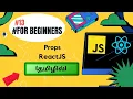 Props Explained Passing Data in React App Tamil