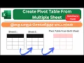Create A Pivot Table From Multiple Sheets In Excel Comprehensive Tutorial