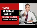 Personal Banker Interview Questions and Answers for 2026