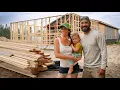 Our New Home Build Starts Now Concrete Foundation Pour Huge Exterior Walls Are Complete