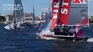 Peter Tinworth Middle Harbour 16 Foot Skiff Club Nats Jan 2-7.2018