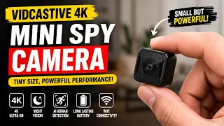 Tiny Camera BIG Security VIDCASTIVE 4K Mini Spy Cam Review