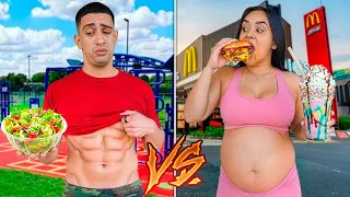 COMIDA CHATARA VS COMIDA SALUDABLE!