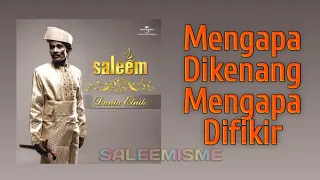 Download SALEEM - Mengapa Dikenang Mengapa Difikir | Video Lirik MP3