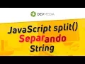 JavaScript split strings