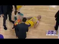 Lonzo Ball hurts his leg after makes his 4th triple-double of the season Lakers vs Kings