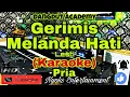 Download Lagu GERIMIS MELANDA HATI - Erie Suzan (KARAOKE) DANGDUT Nada Pria || F minor
