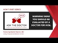 Warning Signs You Should Be Evaluated by a Doctor for HCM