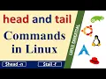 Using head and tail commands in Linux
