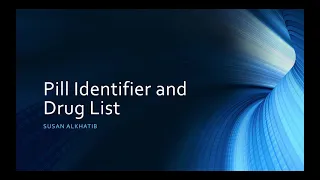 Pill Identifier and Dug List