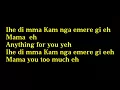Download Lagu Flavour ft Chidinma   Mama LYRICS VIDEO