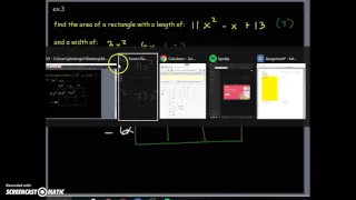 How to Multiply Polynomials with Area Model Algebra
