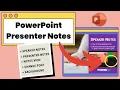 All About Presenter Notes in the PowerPoint Slide Show