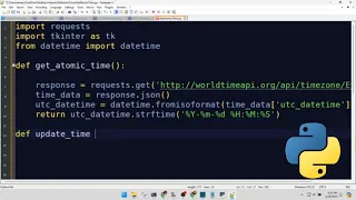 Real-Time Atomic Clock in Python Step-by-Step Guide