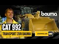 Download Lagu Wie ein 105-Tonnen-Radlader zur bauma transportiert wird | Cat 992 | Zeppelin Baumaschinen