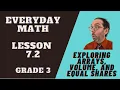 Lesson 7 2 - Exploring Arrays Volume and Equal Shares
