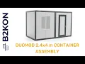Download Lagu B2KON DUOMOD (EN) - (4 x 2,4m) DOUBLE FLATPACK CONTAINER ASSEMBLY