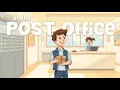 English Conversation At the Post Office - Sending a Package Real-Life English Dialogue A1 A2