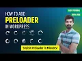 Add a Preloader in WordPress for Free