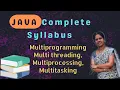 Multi programming multi threading multiprocessing and multitasking 41 java course in telugu