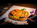 How To Draw Color A Jack-O-Lantern JWCollection