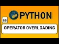 Operator Overloading in python