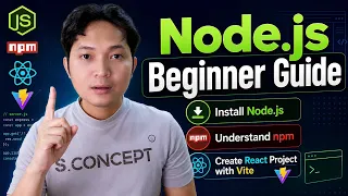 How to Install Node js Create a React App with Vite 2026