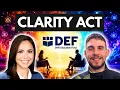DeFi Lawyer on the CLARITY Act Inside D C with Amanda Tuminelli of the DeFi Education Fund DEF