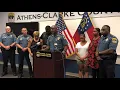 ACCPD press conference on murder at Clarke Gardens Apartments