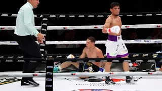 DAXSHAT NOKAUT Murodjon Akhmadaliev vs Hegly Mosqueda Full Fight