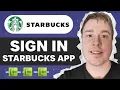How To Sign In Starbucks App