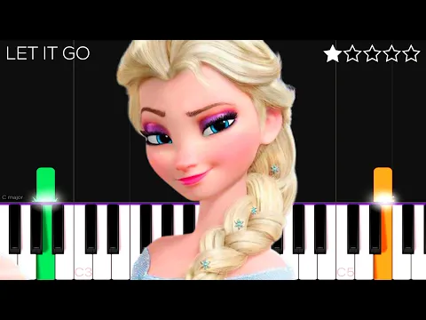 Download MP3 Frozen - Let It Go | EASY Piano Tutorial