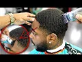 FULL LENGTH PUSH-BACK REPAIR HAIRCUT TUTORIAL HIGH LOW TAPER 360 WAVES