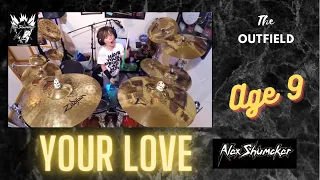 Download Alex Shumaker drum cover, The Outfield \ MP3