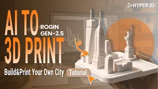 AI to 3D Print: Build & Print Your Own City