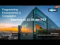 Day 1 Programming Environment Compilation with Best Practices