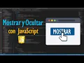 Mostrar y Ocultar contenido con JavaScript