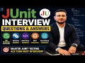 JUnit Interview Questions and Answers Top 11 Q A for fresh and experience candidates