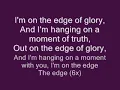 Lady Gaga - Im on the Edge of Glory (Lyrics)