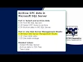 OPC Expert Archive data in SQL Server