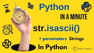 str isascii - Check if Python Strings are ASCII