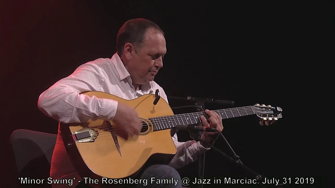 'Minor Swing' The Rosenberg Family @ Jazz in Marciac. July 31 2019. 'Minor Swing' The Rosenberg Family @ Jazz in Marciac. July 31 2019.